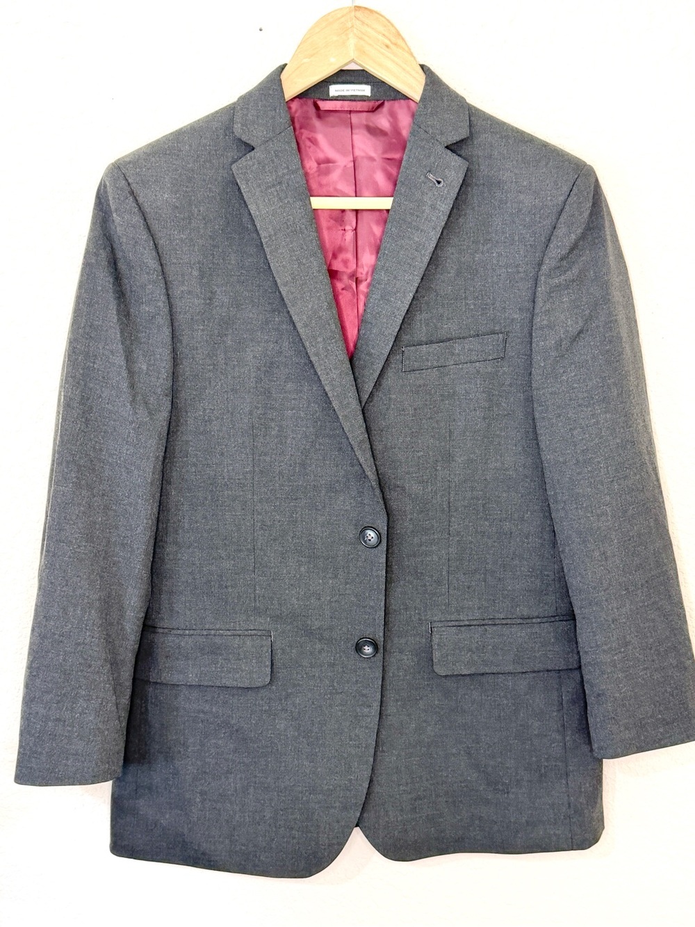 Joseph Abboud Boys Blazer Charcoal Gray Sport Coat Suit Jacket Size 18